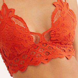 Free People Adella Lace Bralette - Cotton